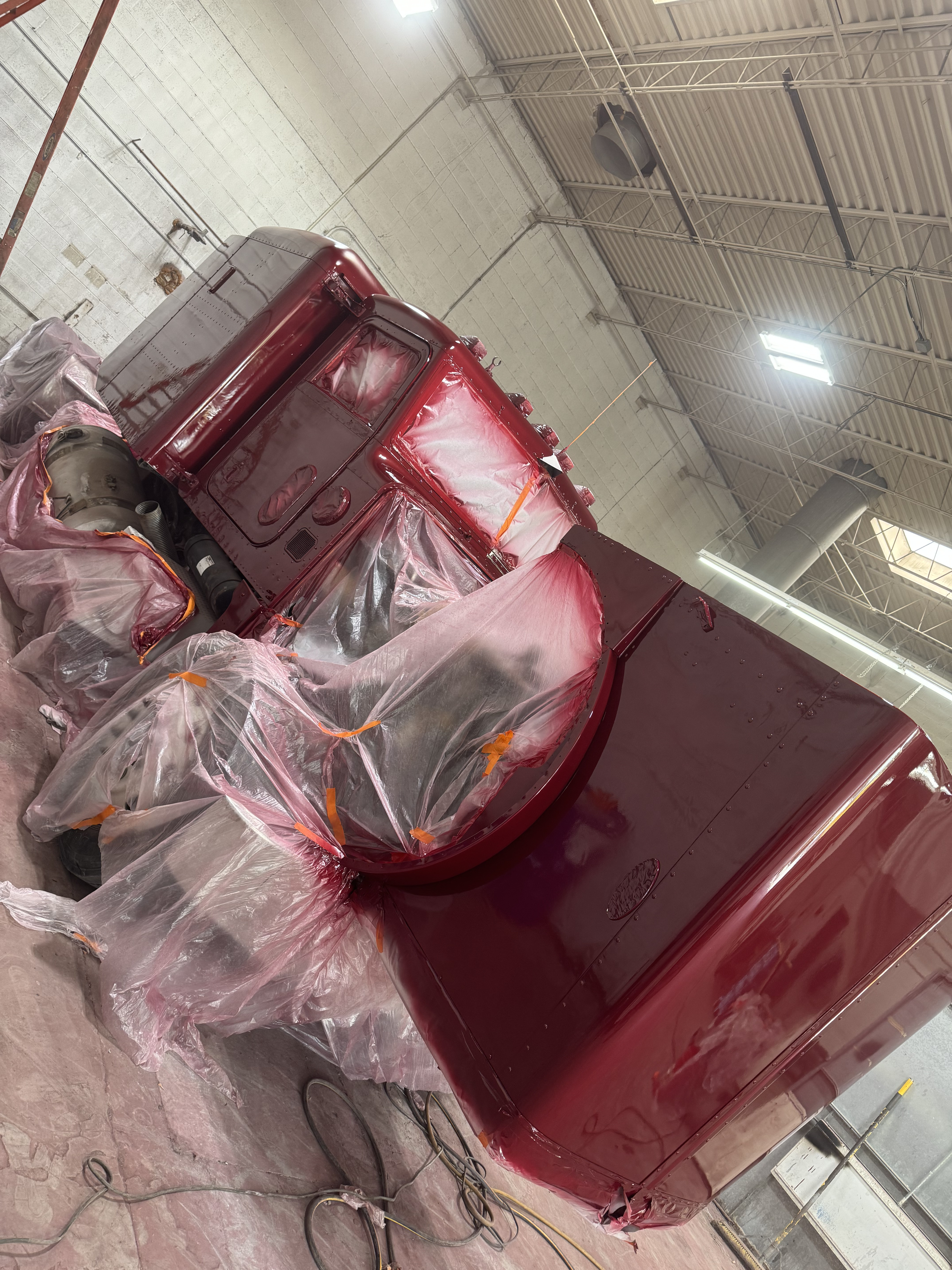 Truck after paint job